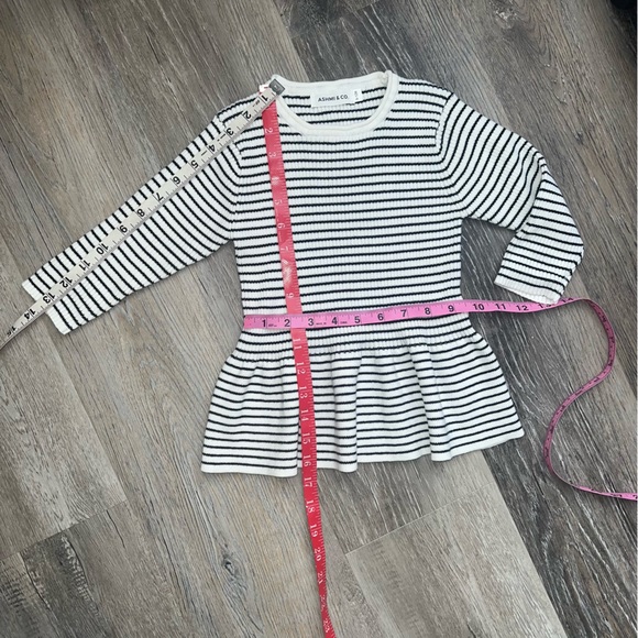 NWOT Ashmi & Co. Rylee striped ribbed sweater dress - Picture 5 of 7